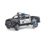 Bruder camion de politie RAM 2500 cu politist si accesorii